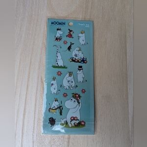 Moomin Stickers 1 Sheet New Snorkmaiden Moominpappa Little My Stinky Moomintroll